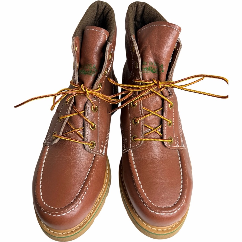 Hy-Test Foot-Rests Union Made Women 8B Steel Toe Work Boots‎ USA
